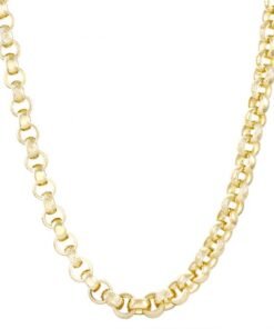9ct Yellow Gold Heavy Round Belcher Chain - 30" - 10mm