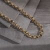 9ct Yellow Gold Large Solid Patterned & Polished Belcher Chain - 12.5mm - 30" - Ex Display