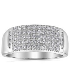 9ct White Gold 0.50ct Diamond Ring